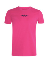 25 FLOWER TEE SHIRT OTAGO RASPBERRY SORBET