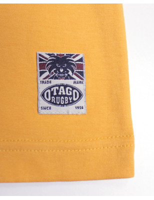 Tee-shirt col V Southland Otago rugby col V jaune australien pour homme