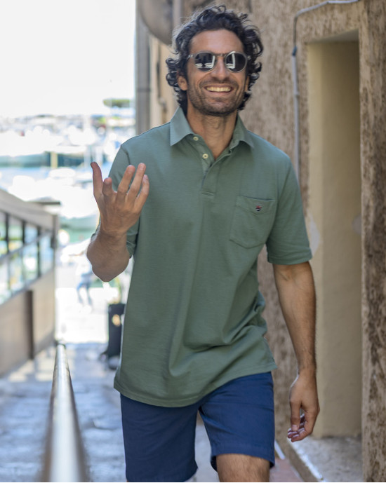Polo CASA manches courtes Otago rugby fern pour homme