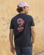 25 CARRIBEAN TEE SHIRT OTAGO BLEU MARINE