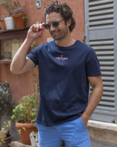 25 MASK TEE SHIRT OTAGO BLEU MARINE