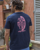 25 MASK TEE SHIRT OTAGO BLEU MARINE