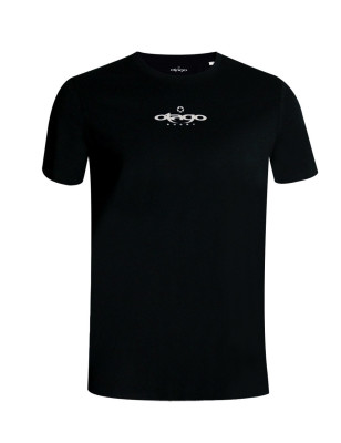 Tshirt Wave Otago rugby noir coton Bio homme