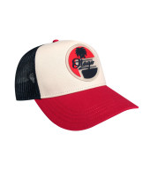 25 CASQUETTE SILCAP OTAGO ECRU ROUGE MARINE TU ECRU ROUGE MARINE