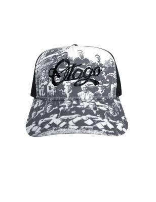 Casquette Team Otago gris noir de face