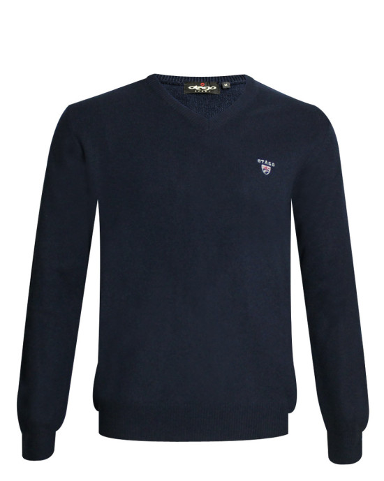 BUENOS AIRES PULL COL V OTAGO BLEU MARINE