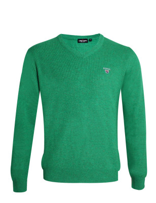 Pull Buenos Aires col V Otago rugby vert pour homme