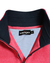 24SW7 SWEAT COL ZIP OTAGO CORAIL