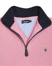 24SW7 SWEAT COL ZIP OTAGO ROSE
