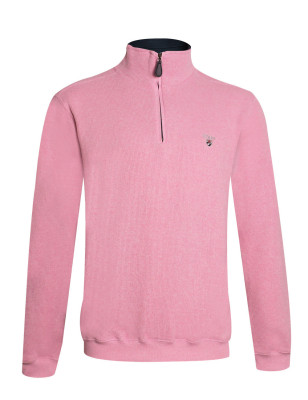 face col zippé du Sweat 24SW7 Otago rugby rose