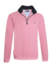 24SW7 SWEAT COL ZIP OTAGO ROSE