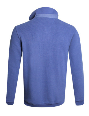 dos du Polo manches longues pour homme 25POML1 Otago rugby bleu lavande
