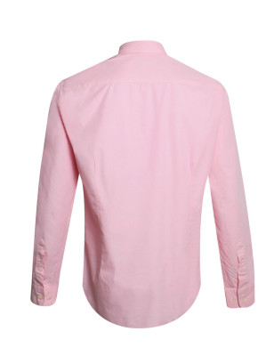 dos de la Chemise manches longues homme Thomas Otago pink jj