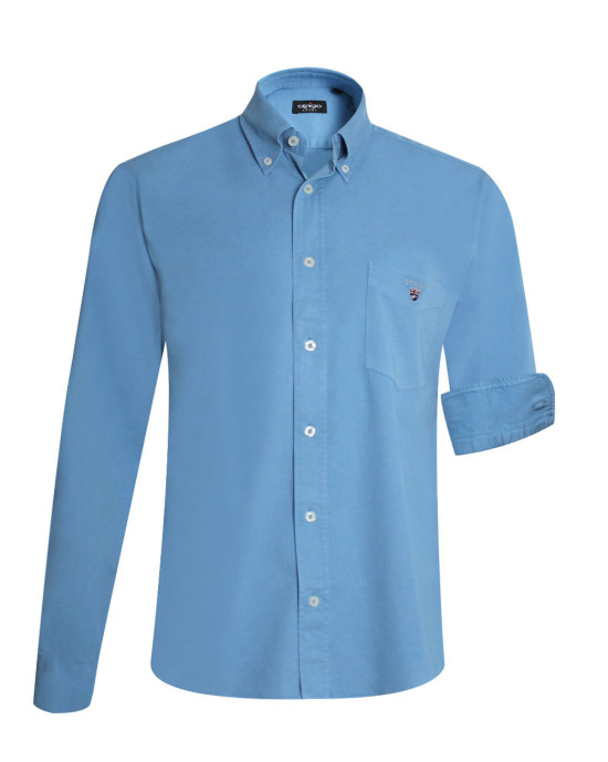 25 THOMAS CHEMISE ML OTAGO BLEU GORONA
