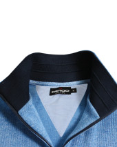 24SW7 SWEAT COL ZIP OTAGO BLEU CIEL