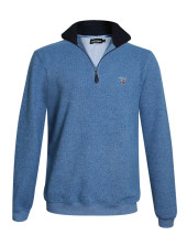 24SW7 SWEAT COL ZIP OTAGO BLEU CIEL
