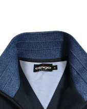 24SW7 SWEAT COL ZIP OTAGO BLEU MARINE