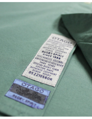 patte de la Chemise manches longues homme Thomas Otago jade