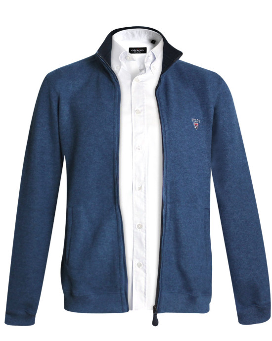 25SW7 SWEAT ZIP OTAGO DENIM
