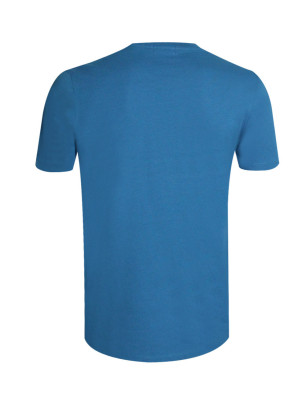 dos du Tee-shirt Otavint Otago rugby blue sapphire coton Bio pour homme