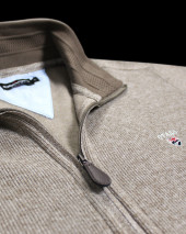 25SW7 SWEAT ZIP OTAGO BEIGE