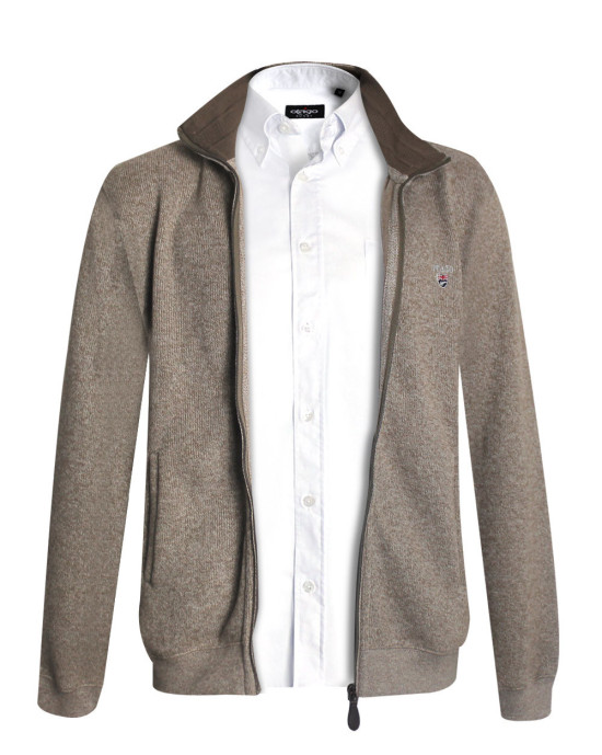 25SW7 SWEAT ZIP OTAGO BEIGE