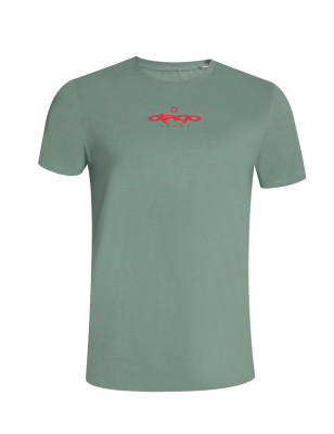 Tee-shirt homme Tortue7 Otago rugby moss green col rond