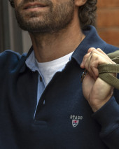 25POML1 POLO ML OTAGO BLEU MARINE 25POML1 POLO ML OTAGO BLEU MARINE