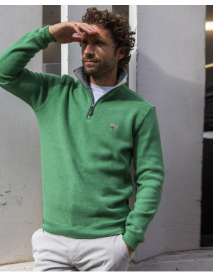24SW7 SWEAT COL ZIP OTAGO VERT