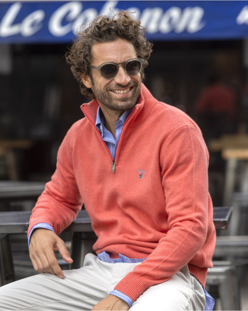 25 BUENOS AIRES PULL COL ZIP OTAGO ROSE 25 BUENOS AIRES PULL COL ZIP OTAGO ROSE