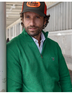 25 BUENOS AIRES PULL COL ZIP OTAGO VERT