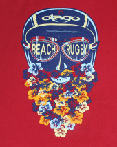 25 CASKABARB TEE-SHIRT OTAGO HIBISCUS RED 25 CASKABARB TEE-SHIRT OTAGO HIBISCUS RED