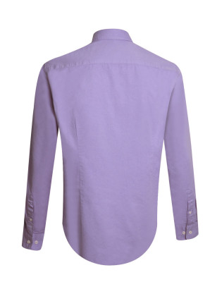 dos de la Chemise manches longues homme Thomas Otago amethyst