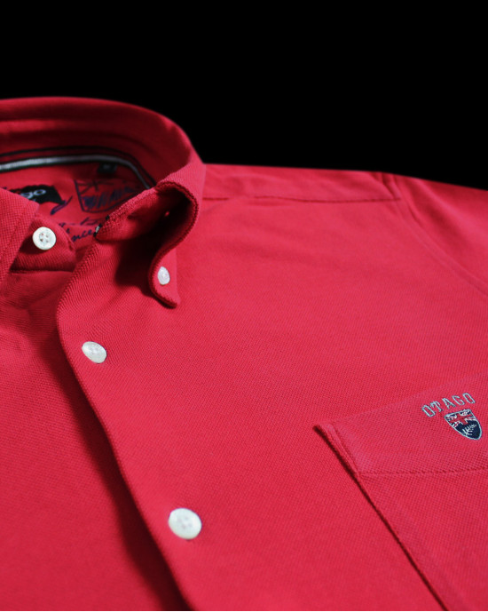 25 DAKOTA CHEMISE ML OTAGO ROUGE