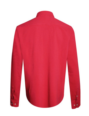 Chemise rouge manches longues homme Dakota Otago