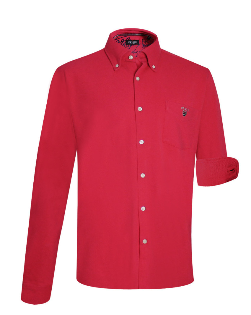 25 DAKOTA CHEMISE ML OTAGO ROUGE 25 DAKOTA CHEMISE ML OTAGO ROUGE
