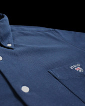 25 DAKOTA CHEMISE ML OTAGO BLEU MARINE