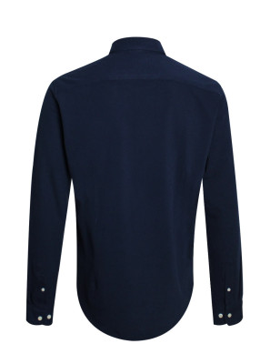dos de la Chemise manches longues homme Dakota Otago bleu marine