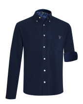 25 DAKOTA CHEMISE ML OTAGO BLEU MARINE