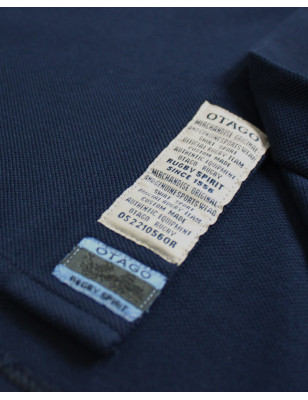 patte de la Chemise manches longues homme Dakota Otago bleu marine