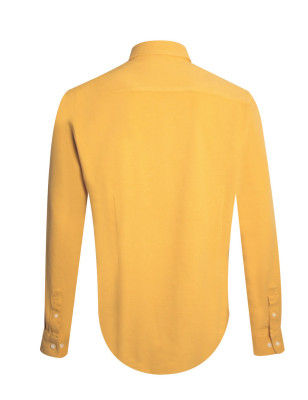 dos de la Chemise manches longues homme Dakota Otago jaune
