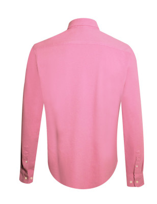 dos de la Chemise manches longues homme Dakota Otago rose
