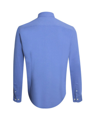 dos de la Chemise manches longues homme Dakota Otago bleu royal