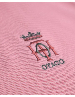 Polo manches courtes rose powder pink pour homme Bota Otago rugby