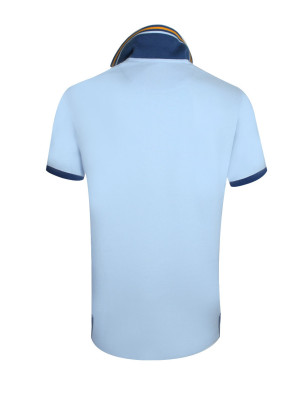 dos du Polo manches courtes bleu provence pour homme Bota Otago rugby
