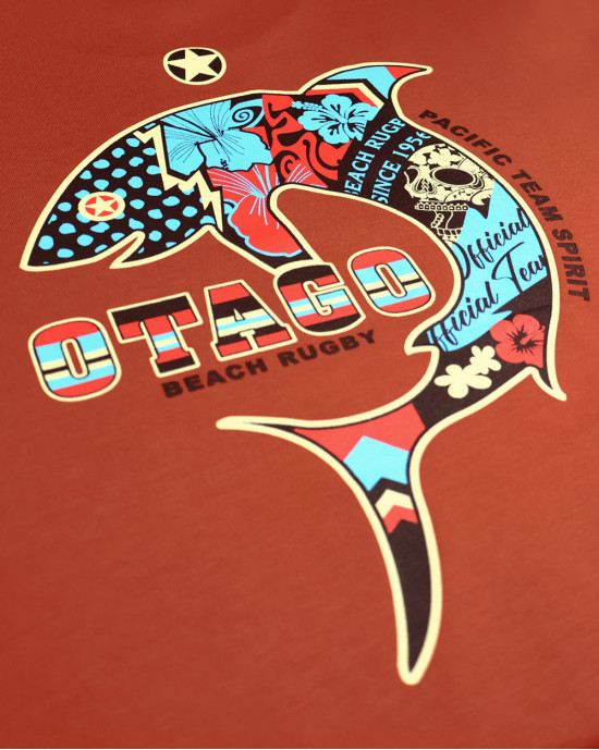 25 PATREQ TEE SHIRT OTAGO BURNT BRICK