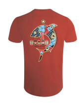 25 PATREQ TEE SHIRT OTAGO BURNT BRICK 25 PATREQ TEE SHIRT OTAGO BURNT BRICK
