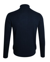 25 CARSADE PULL COL ZIP OTAGO BLEU MARINE