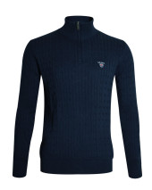 25 CARSADE PULL COL ZIP OTAGO BLEU MARINE