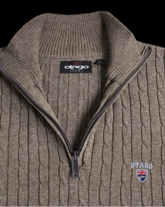 25 CARSADE PULL COL ZIP OTAGO MARRON